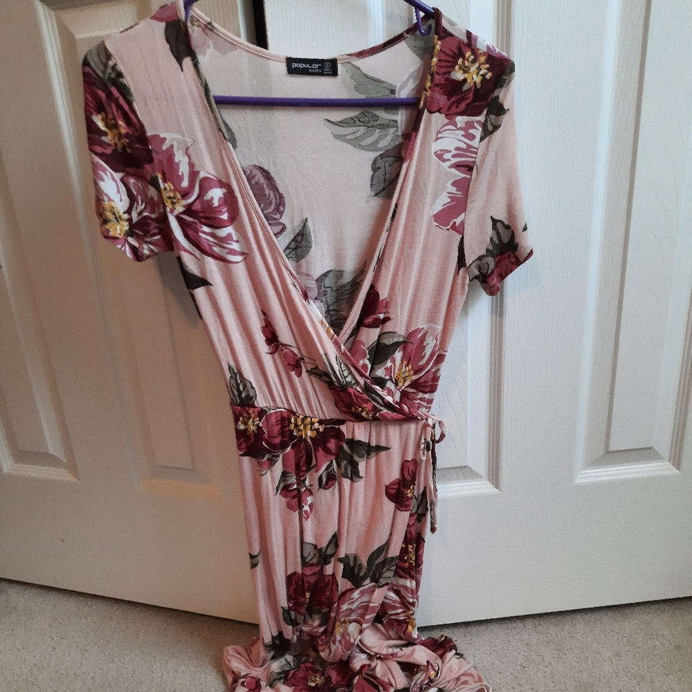 Floral Wrap Dress